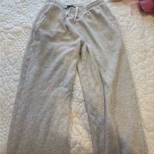 Brandy Melville Grey Waffle Knit sweatpants